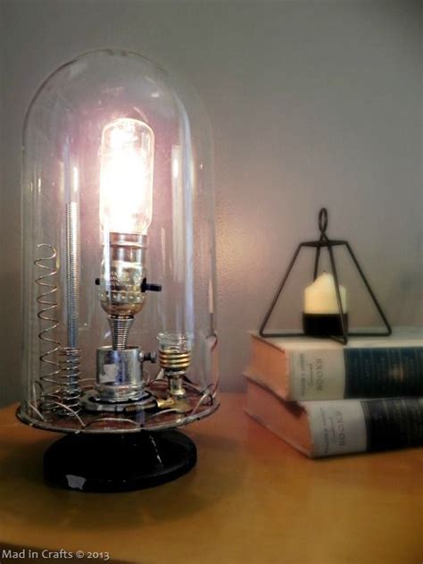 Anthro Inspired Inventors Bell Jar Lamp Jars Steam