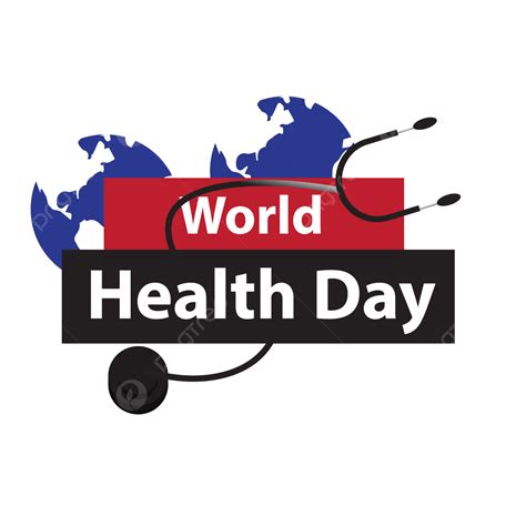 World Health Day Vector Hd Images World Health Day With Blue World