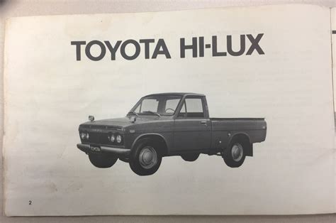 Old Pickup Toyota Hilux Pick Up Olds