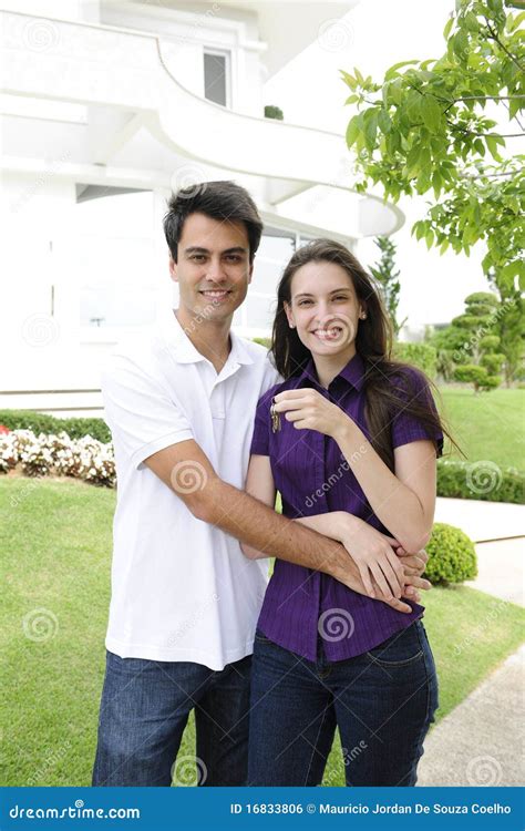 Homeowner Couple Buying A New House Stock Photo Image Of Buyer