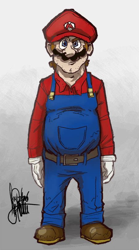 Mario Just Mario By Theartrix On Deviantart