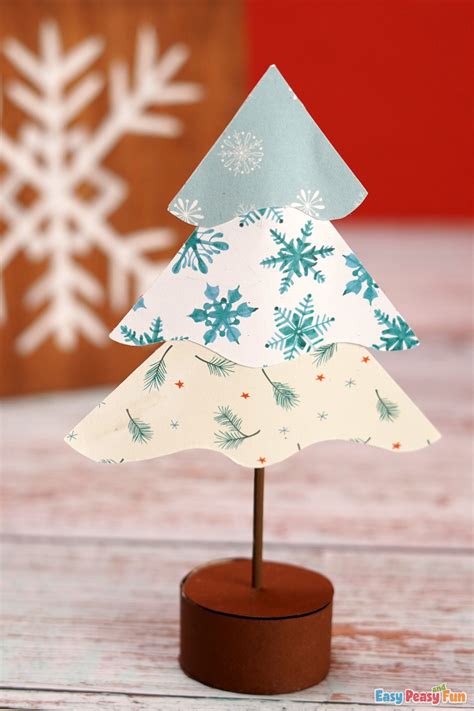 Diy Tabletop Paper Christmas Tree Easy Peasy And Fun
