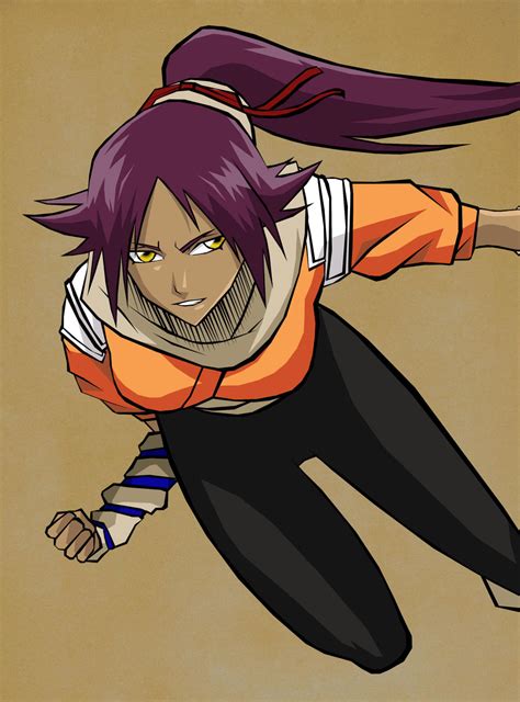 Coloured Yoruichi By Kingvegito On Deviantart