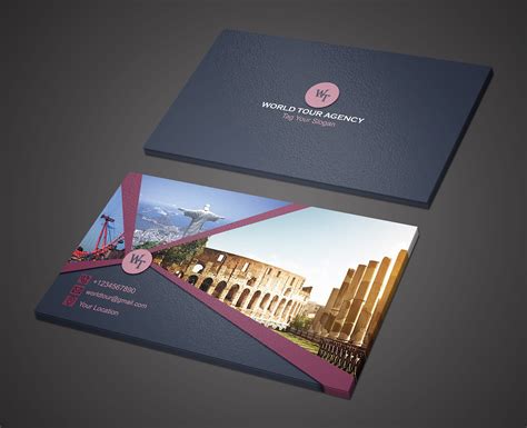 Tour Agency Business Card On Behance