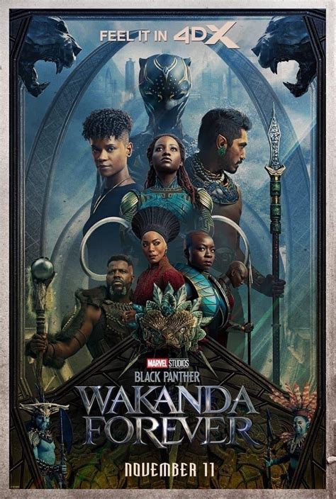 Black Panther Wakanda Forever 5 Of 32 Extra Large Movie Poster