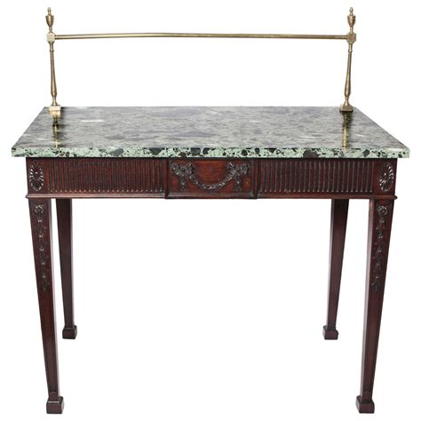 19th Century English Marble Top Sideboard For Sale At 1stdibs