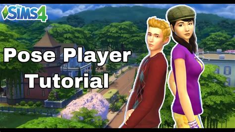 Sims 4 Pose Player Tutorial Misssimtime Youtube