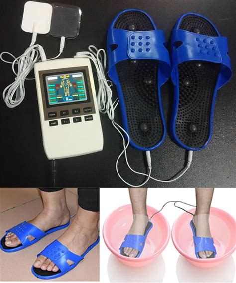 Free Shipping Electronic Massager Slippers Digital Therapy Machine Foot Shoes Massage Machine