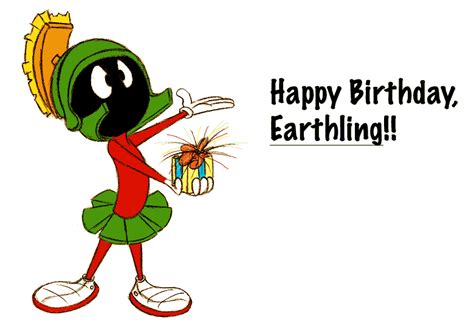 Happy Birthday Earthling Looney Tunes Characters Looney Tunes