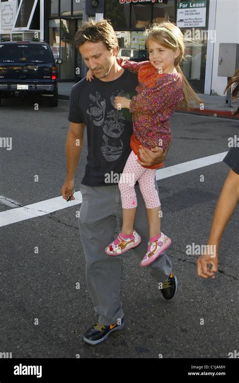 Breckin Meyer Shopping With His Daughter Caitlin Meyer Los Angeles
