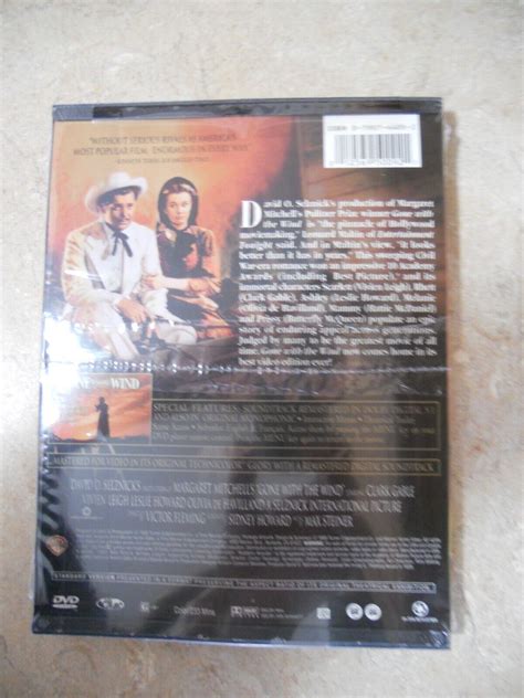Gone With The Wind Dvd Brand New Sealed Clark Gable Vivien Leigh Ebay