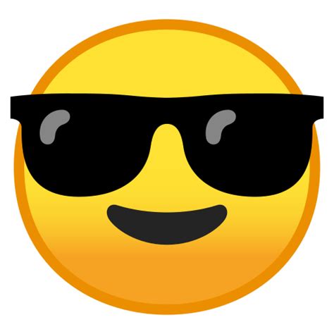 Cara Sonriendo Con Gafas De Sol Emoji Guay Emoji