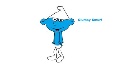 Clumsy Smurf By Smurfette123 On Deviantart