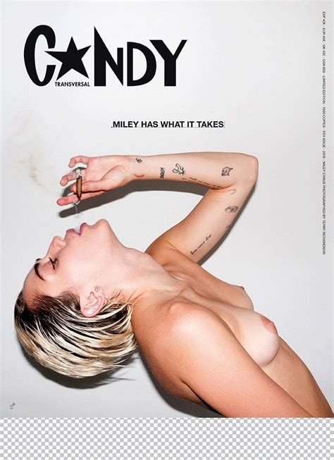 Miley Cyrus Naked Showing Full Frontal In V Magazine My Xxx Hot Girl