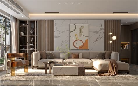 Living Room Design On Behance