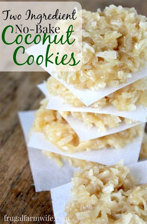 Chocolate Coconut Cookies No Bake The Frugal Farm Wife