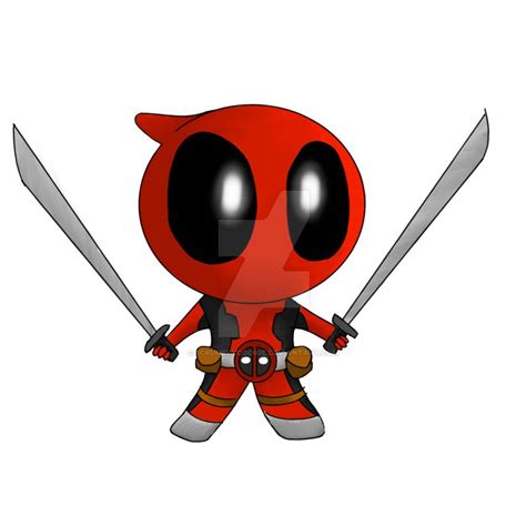 Chibi Deadpool By 1crumblycookie On Deviantart