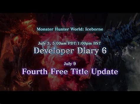Monster Hunter World Iceborne Title Update 4 Release Date Confirmed For Next Week