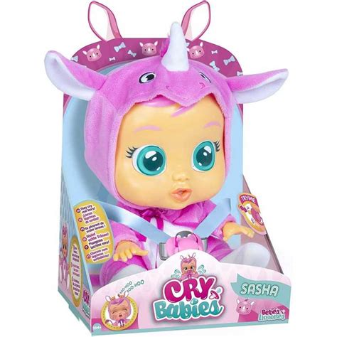 Cry Babies Sasha Magic Tears Rinoceronte Bambola Che Piange 93744 Imc Toys