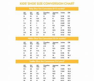 Youth Shoe Size Chart Small Medium Large Kidkads