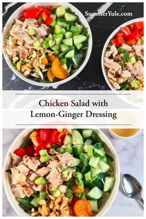 Strawberry cheese cake, potato chips high volume foods that got me shredded very filling low calorie meals. Chicken Salad with Lemon-Ginger Dressing | Recipe | Low calorie salad, Salad dressing recipes ...