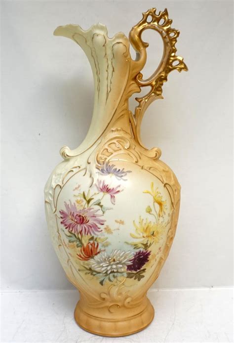Sold Price Large Porcelain Ewer Austria Invalid Date Edt Hand