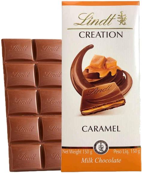 Lindt Chocolat au lait extra fin fourré et son coulis de caramel La tablette de g Amazon