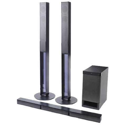 Sony Ht Rt Home Cinema Soundbar System With Tall Boy Rear Speakers
