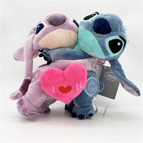Stitch And Angel Plush Hug Liloandstitch Soft Toy 20cm