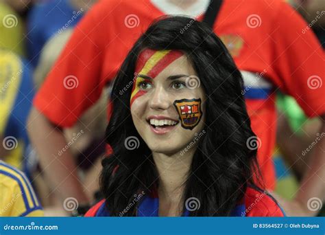 Fc Barcelona Girl Editorial Photography Image Of Matches 83564527