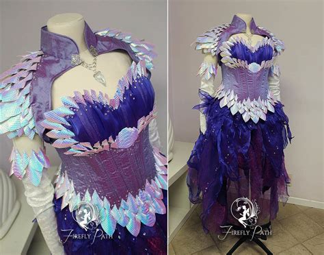Amethyst Draconia Gown By Firefly Path On
