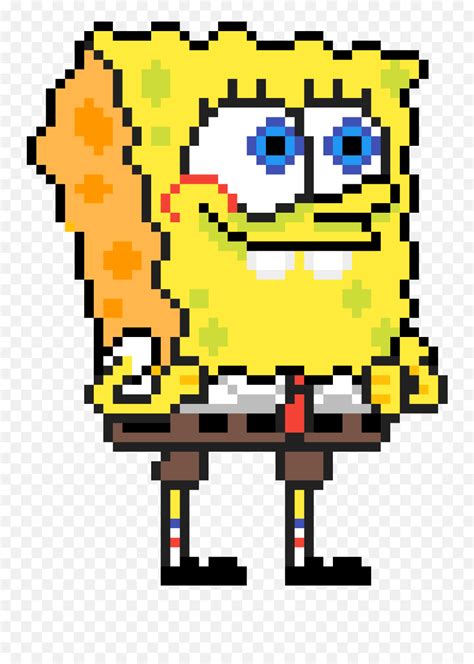 Pixilart Spongebob Squarepants Pixel Art Emojispongebob Emoticon