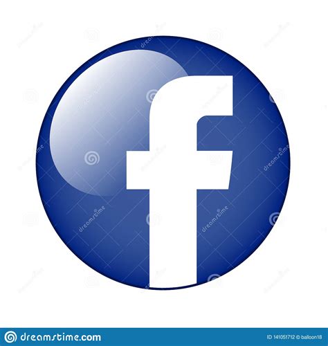 Facebook Icon Logo Editorial Photography Illustration Of Facebook