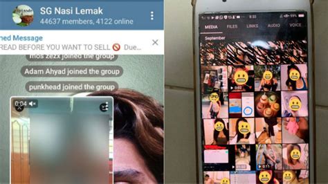 Telegram Featuring Women Girls Photos Similar To Sg Nasi Lemak Exposed