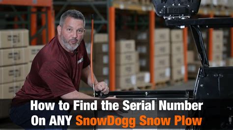 Snowdogg How To How To Locate The Serial Number On All Snowdogg Snow