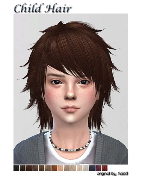 Sims 4 Short Messy Hair Cc