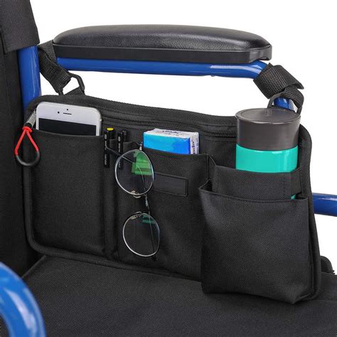 Buy Issyauto Wheelchair Side Bag Wheelchair Pouch Bag With Cup Holder