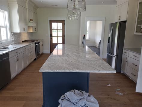 Modern Farmhouse Thunder White Granite White Granite Countertops White Granite Kitchen