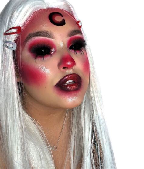Pin By Shrina Sanchez On Halloween Demon Makeup Halloween Face