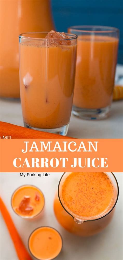 Jamaican Carrot Juice Homemade Juice Carrot Juice Recipe Juicing Recipes