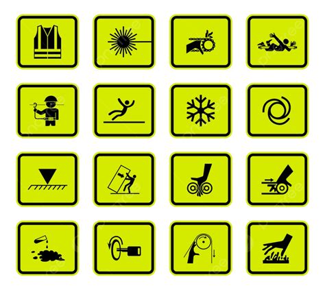 Hazard Warning Signs Vector Hd Png Images Warning Hazard Symbols