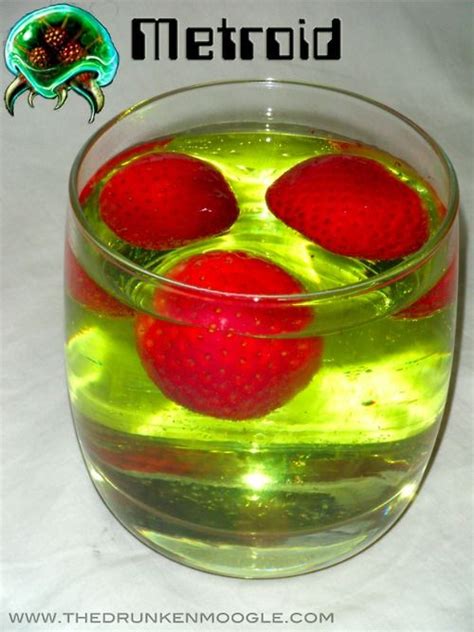 Then, add 1/3 (one third) bailey's irish cream. Metroid (Metroid Cocktail) Ingredients: 1/2 shot Bacardi ...