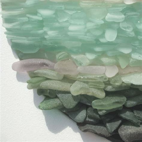 Patternprints Journal Refined Textures With Sea Glass Into Wall Sculptures By Jonathan Fuller