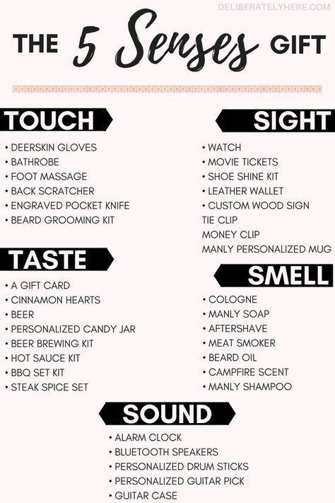 17 I Love You With All My Senses Ideas 5 Sense Gift Boyfriend Gifts