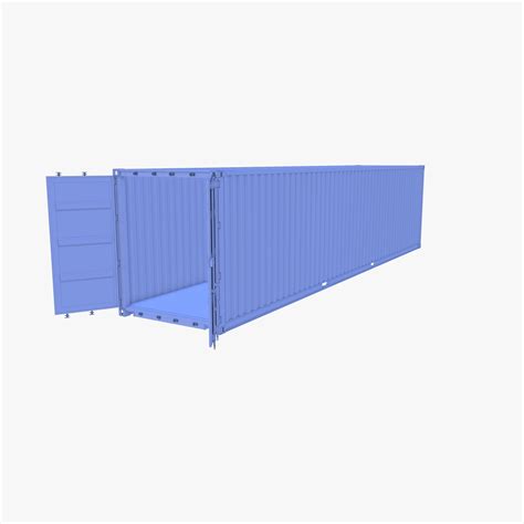 40ft Shipping Container High Cube 3d Model Cgtrader