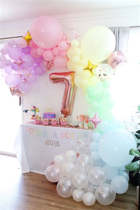 Nat Your Average Girl Rainbow Birthday Party