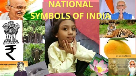 National Symbols Of India By 37 Years Old Gk For Nursery Lkg Kids