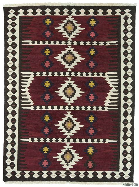 K0004623 Red New Turkish Kilim Rug 510 X 8 70 In X 96 In