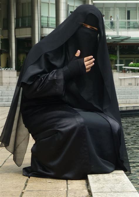 Open Black Abaya And Ni8qaab Wanita Niqab Gaya Hijab