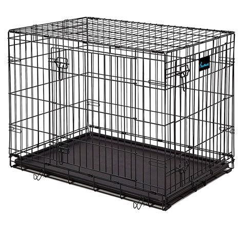 Buy Petsworld Folding Dog Crate Double Door Folding Metal Dog Crates
